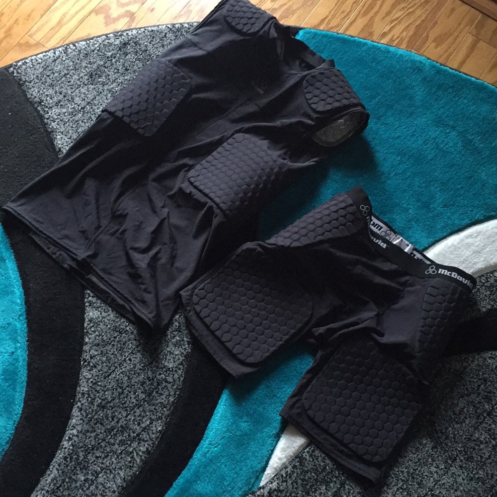 Used McDavid Compression Shirt and Shorts